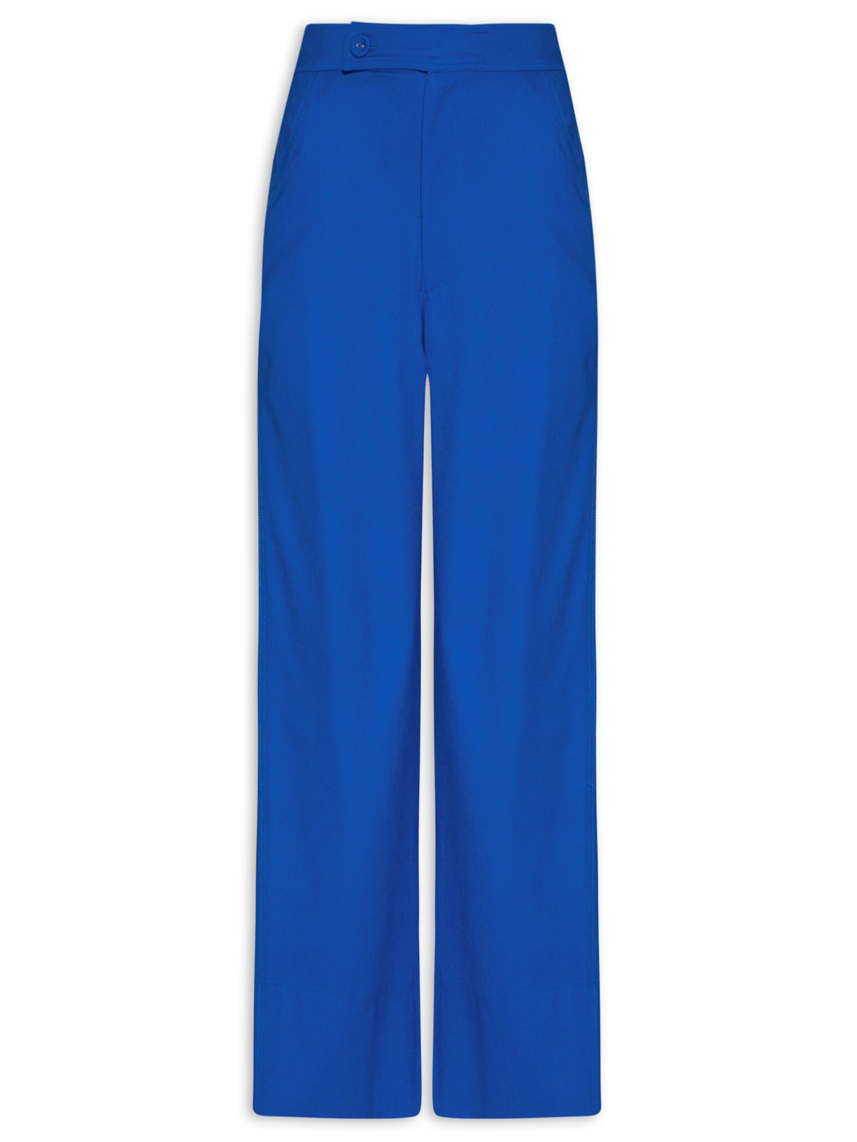 Calça Feminina Detalhe Pesponto - Azul