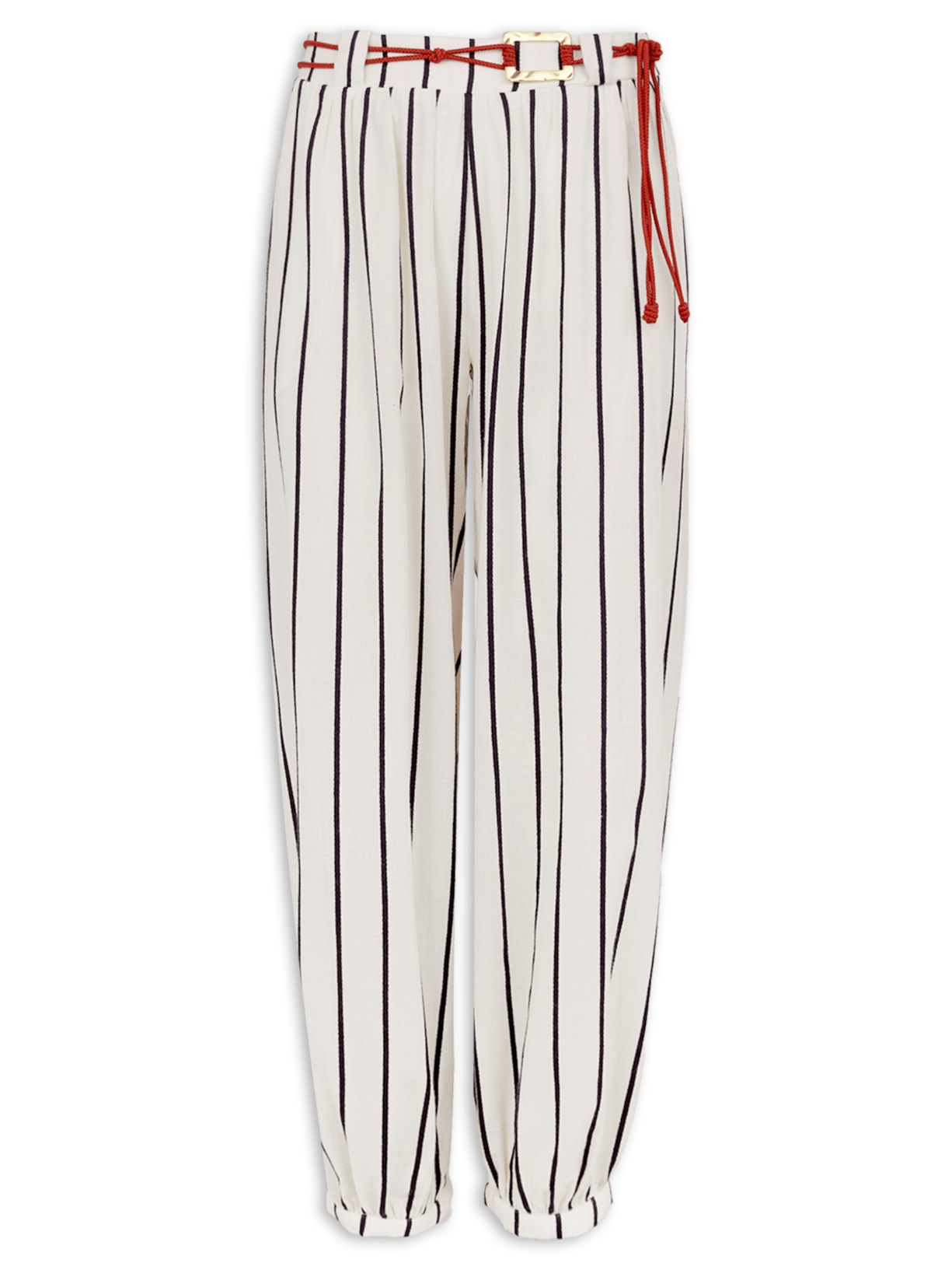 Calça Feminina Dina Detalhe - Off White