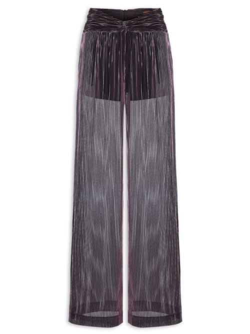 Calça Feminina Dos Torcido Metalic Stripe - Preto