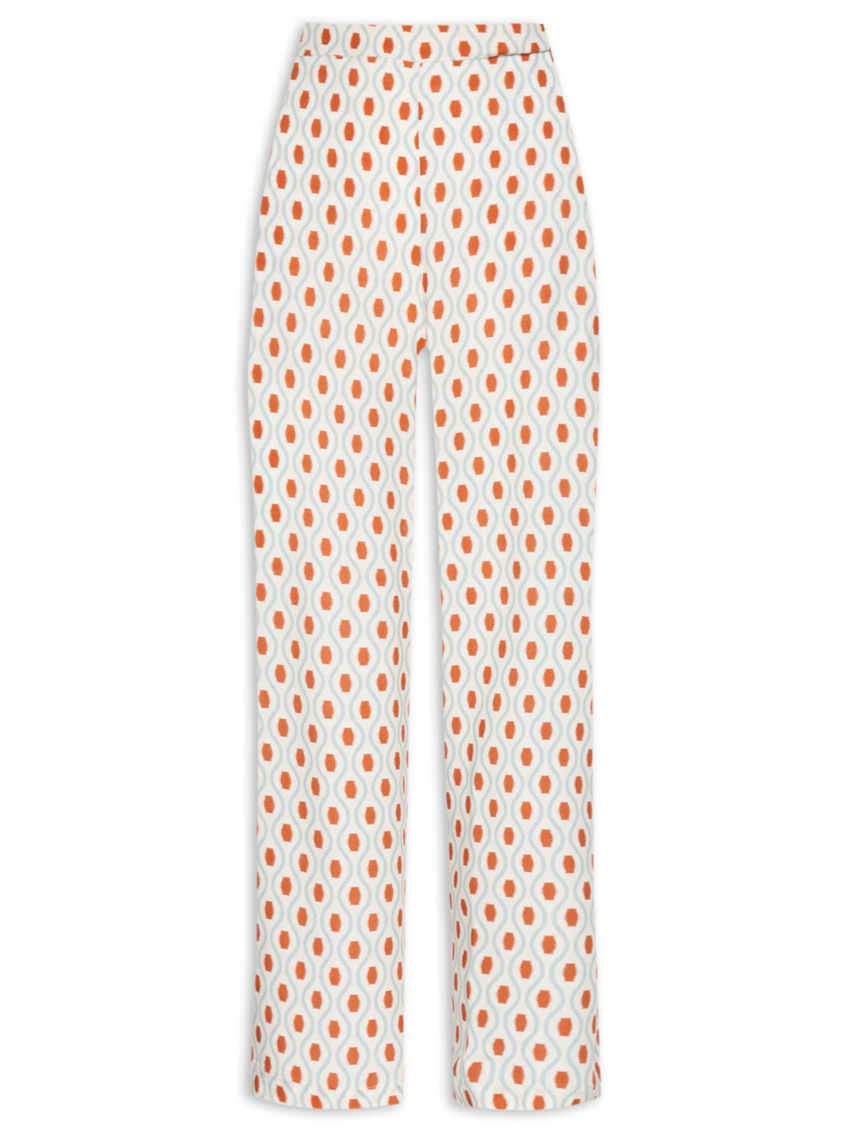 Calça Feminina Elástico Costas - Branco