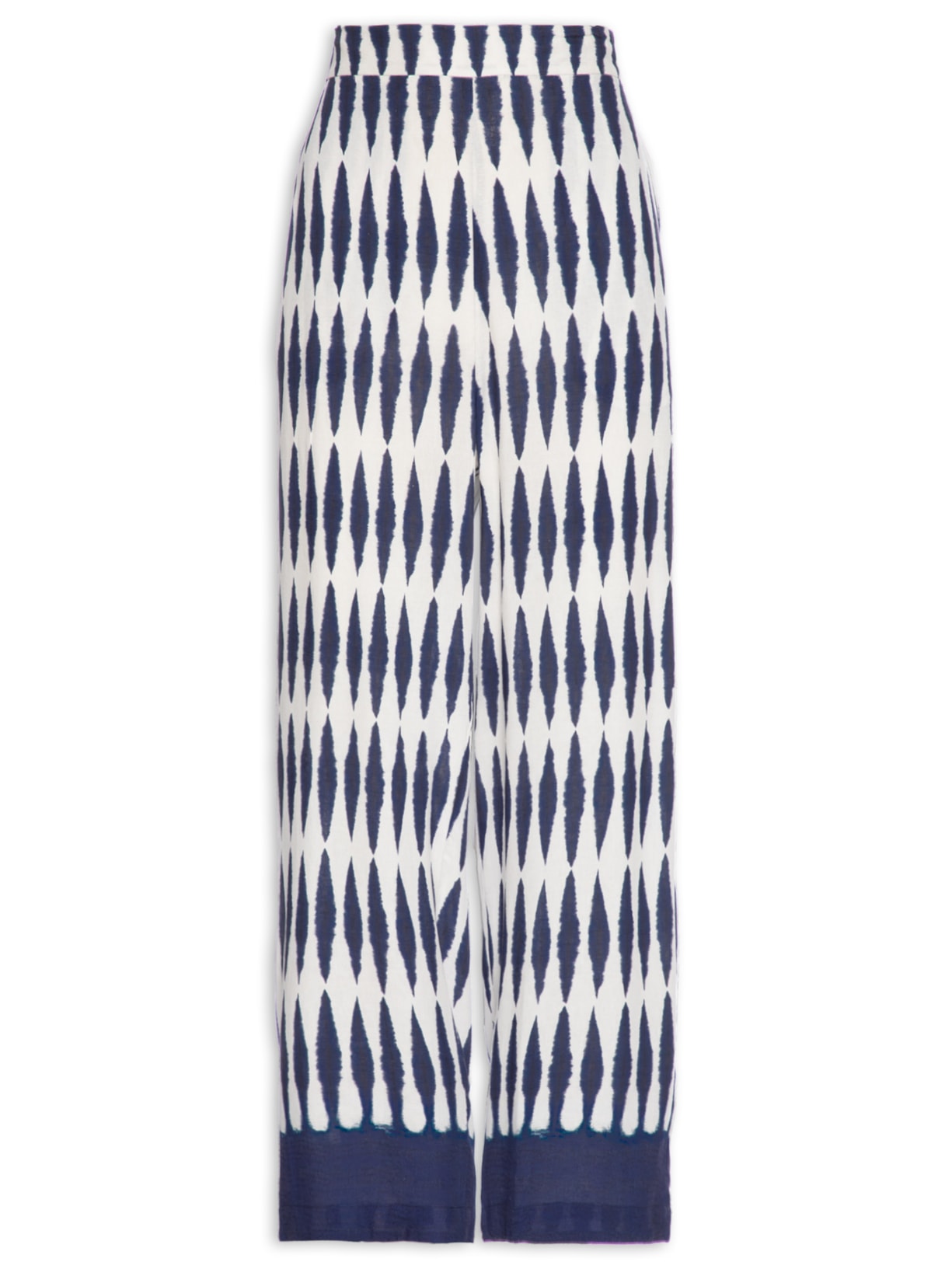 Calça Feminina Elástico Costas - Branco