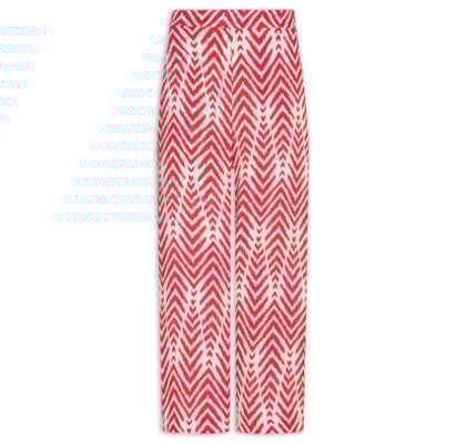 Calça Feminina Elástico Costas - Vermelho