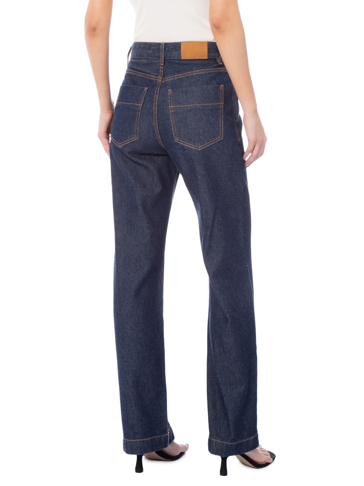 Calça Feminina Electra Azul Carol Bassi