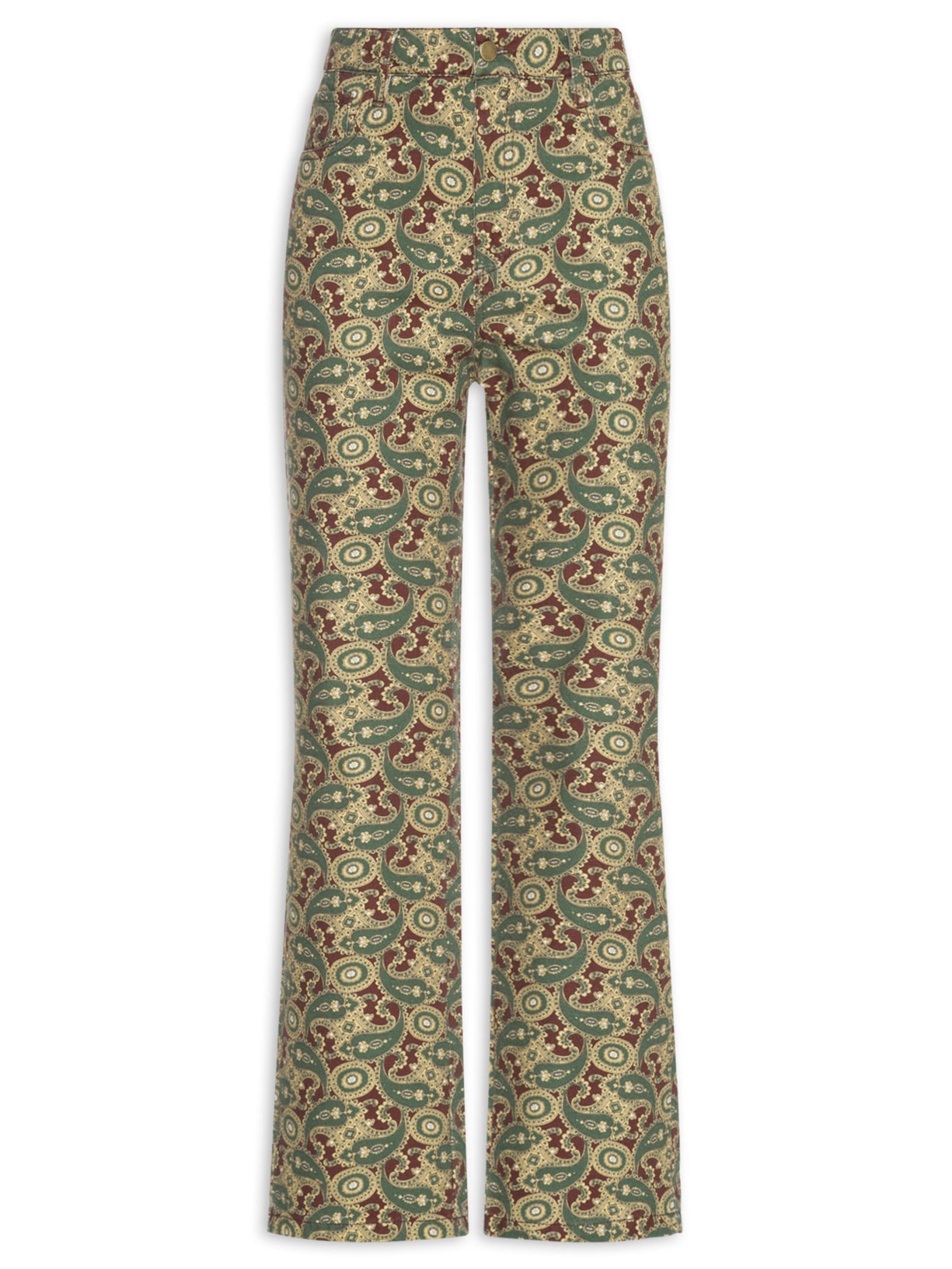 Calça Feminina Eleonor Claret Verde All Most Vintage