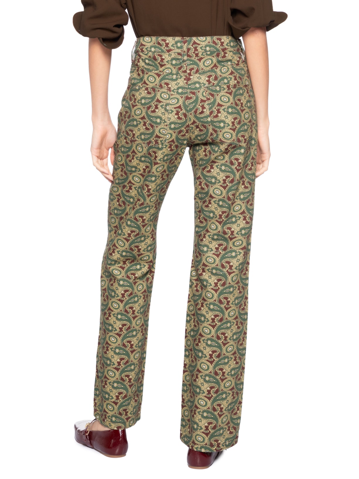 Calça Feminina Eleonor Claret Verde All Most Vintage