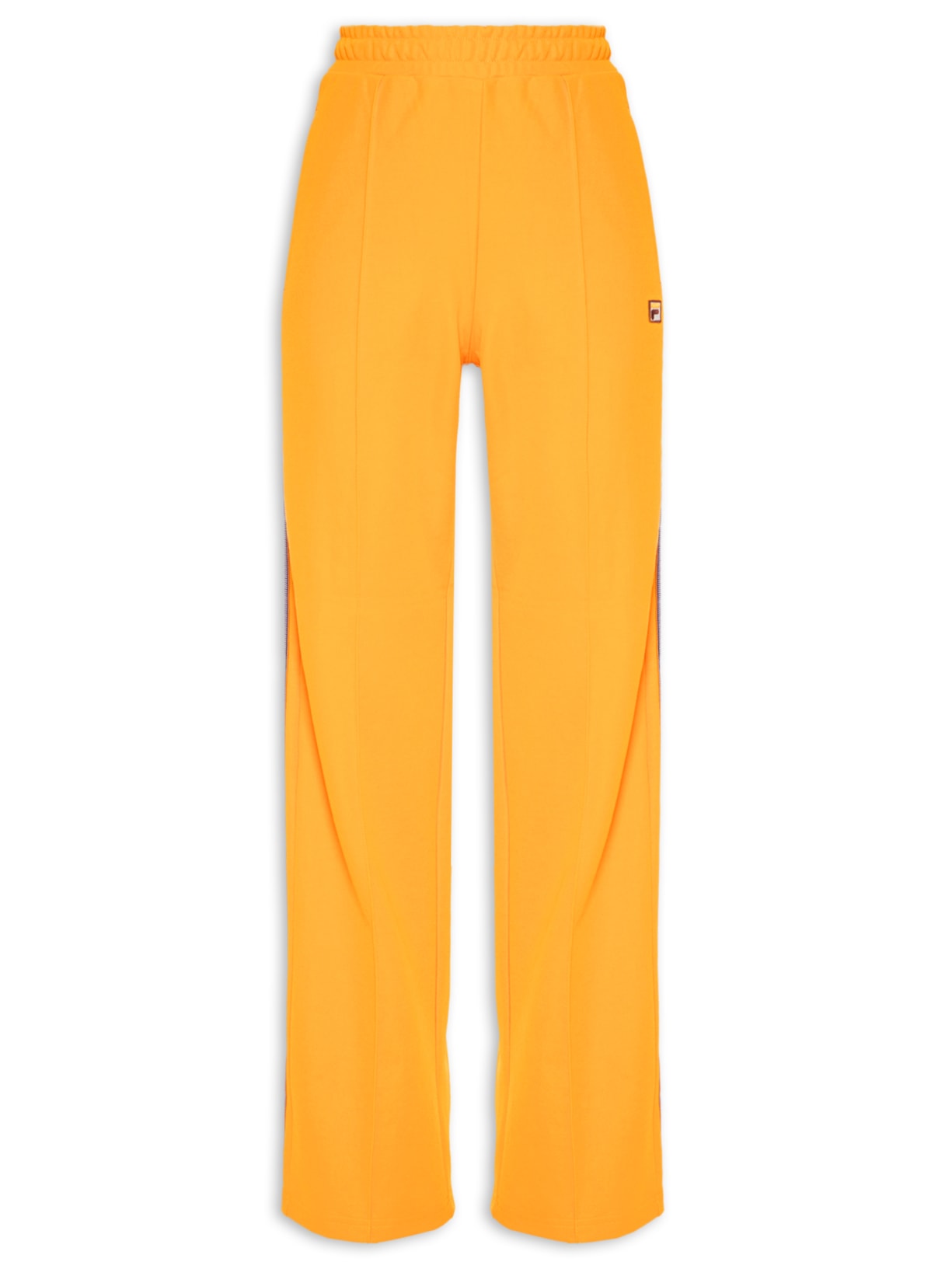 Calça Feminina Ella Track Tape Bordo - Laranja