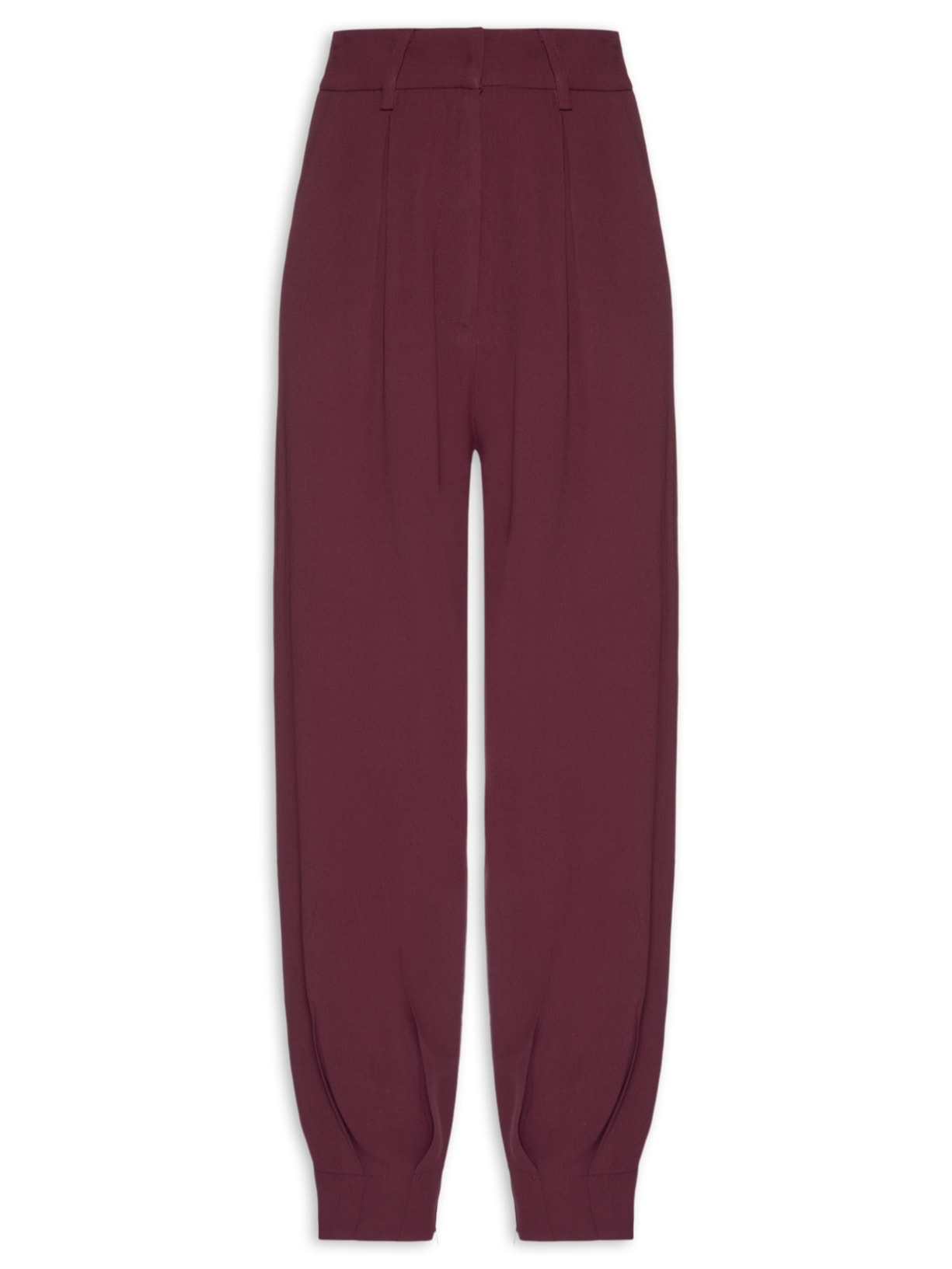 Calça Feminina Em Alfaiataria Cintura Alta Roxo '2Essential