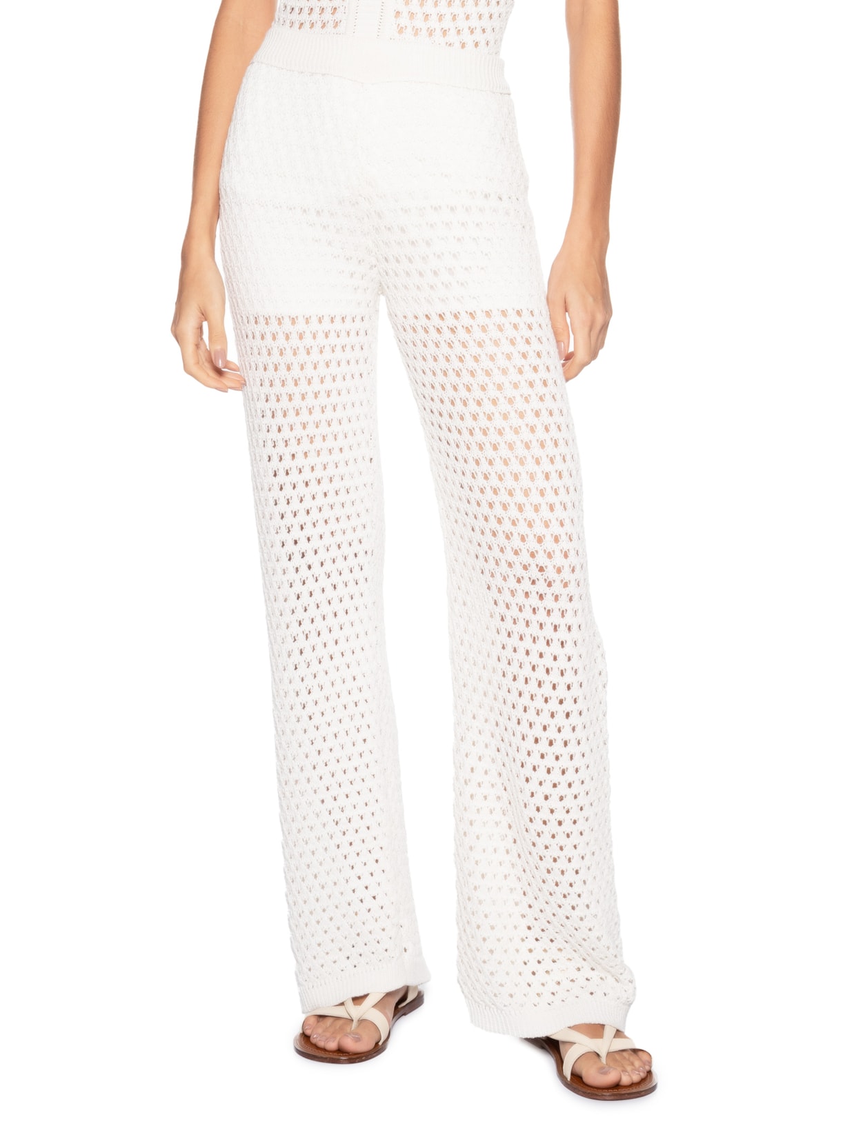 Calça Feminina Em Tricot Off White Market 33
