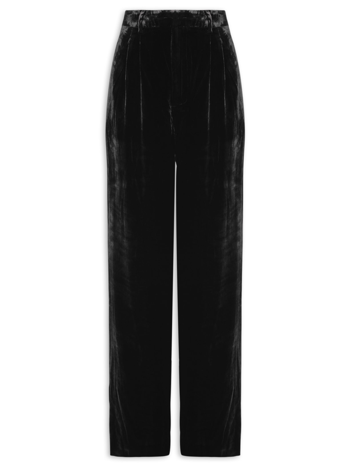 Calça Feminina Em Veludo - Preto