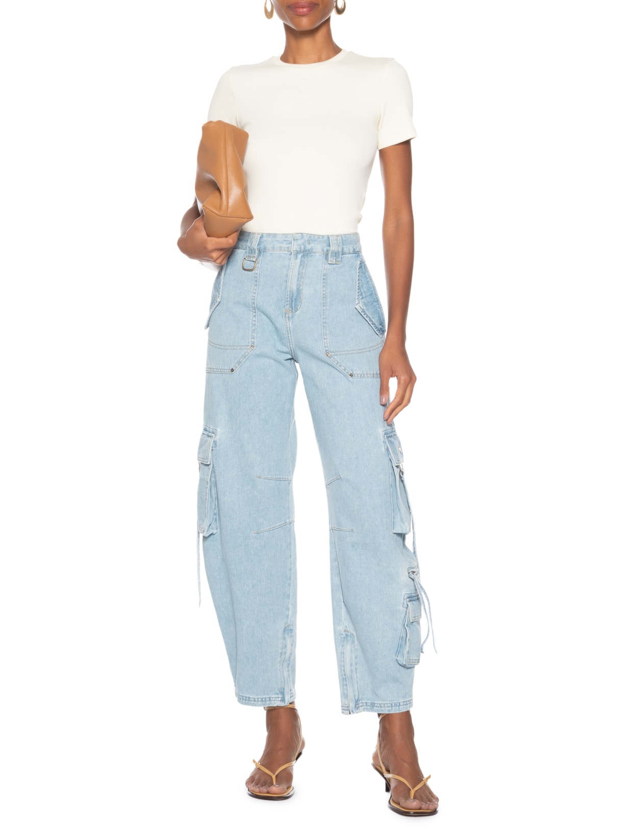 Calça Feminina Emma Fade Azul Bo.bô