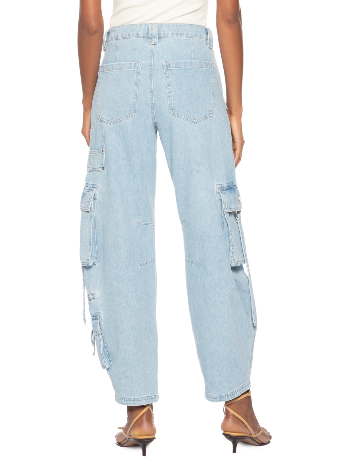 Calça Feminina Emma Fade Azul Bo.bô