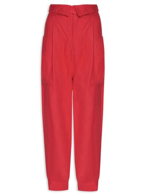 Calça Feminina Envelope Bossa Nova - Vermelho