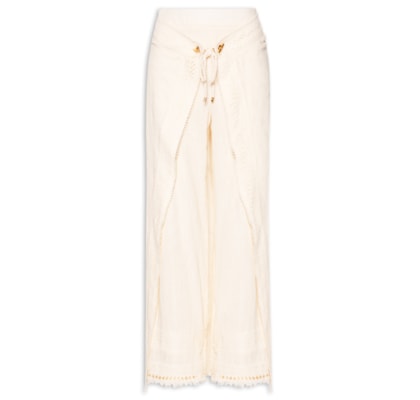 Calça Feminina Envelope Kerman - Bege