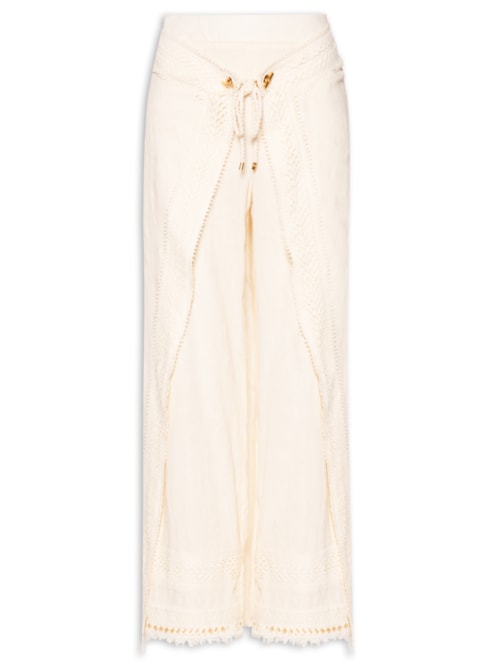 Calça Feminina Envelope Kerman - Bege
