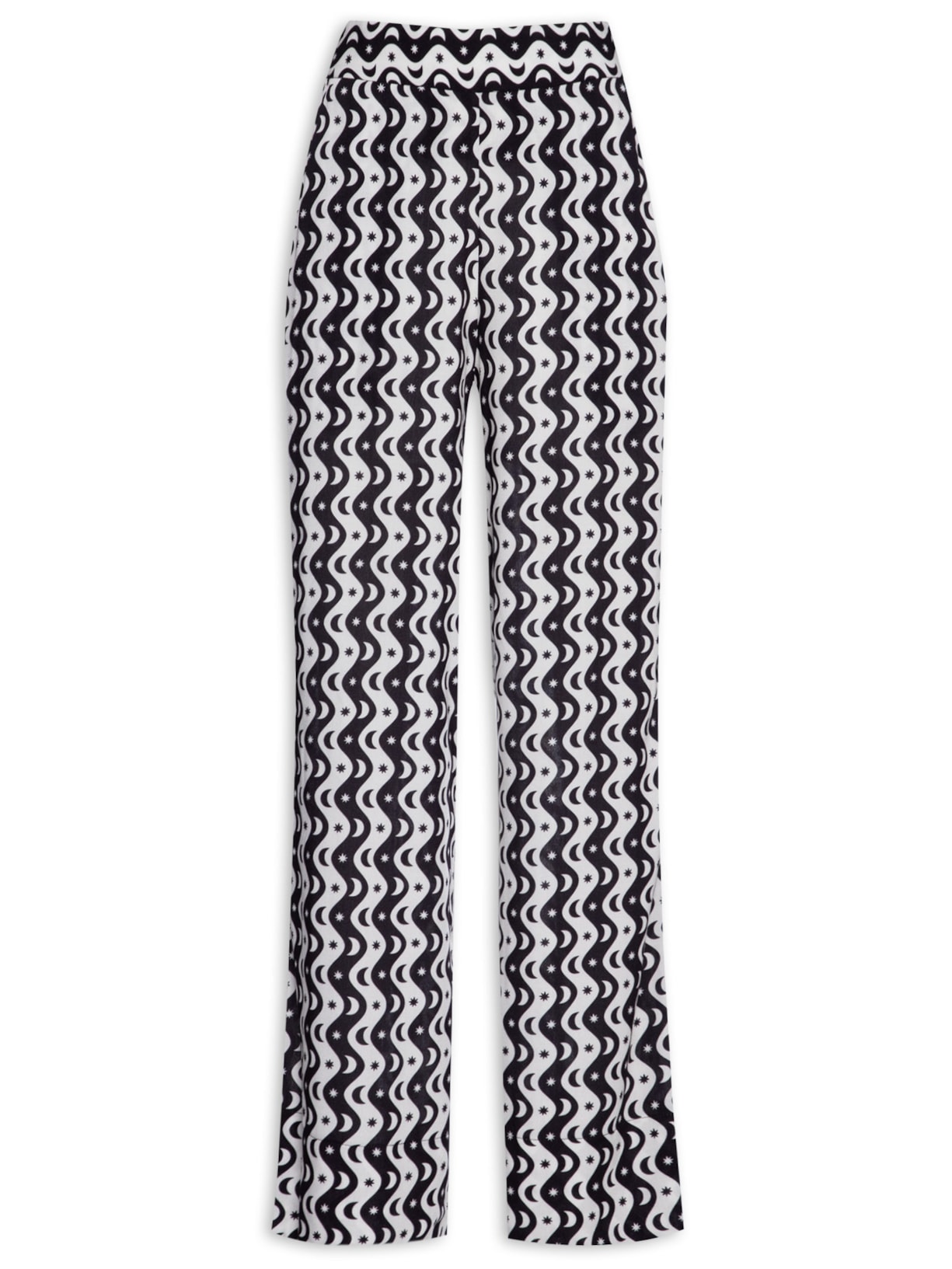 Calça Feminina Estampa Alquimia - Preto