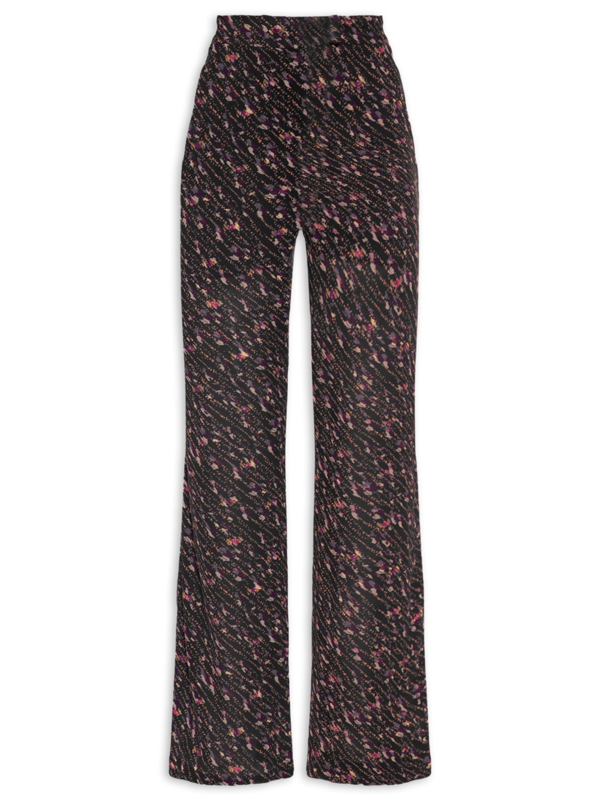 Calça Feminina Estampa Caicos - Preto