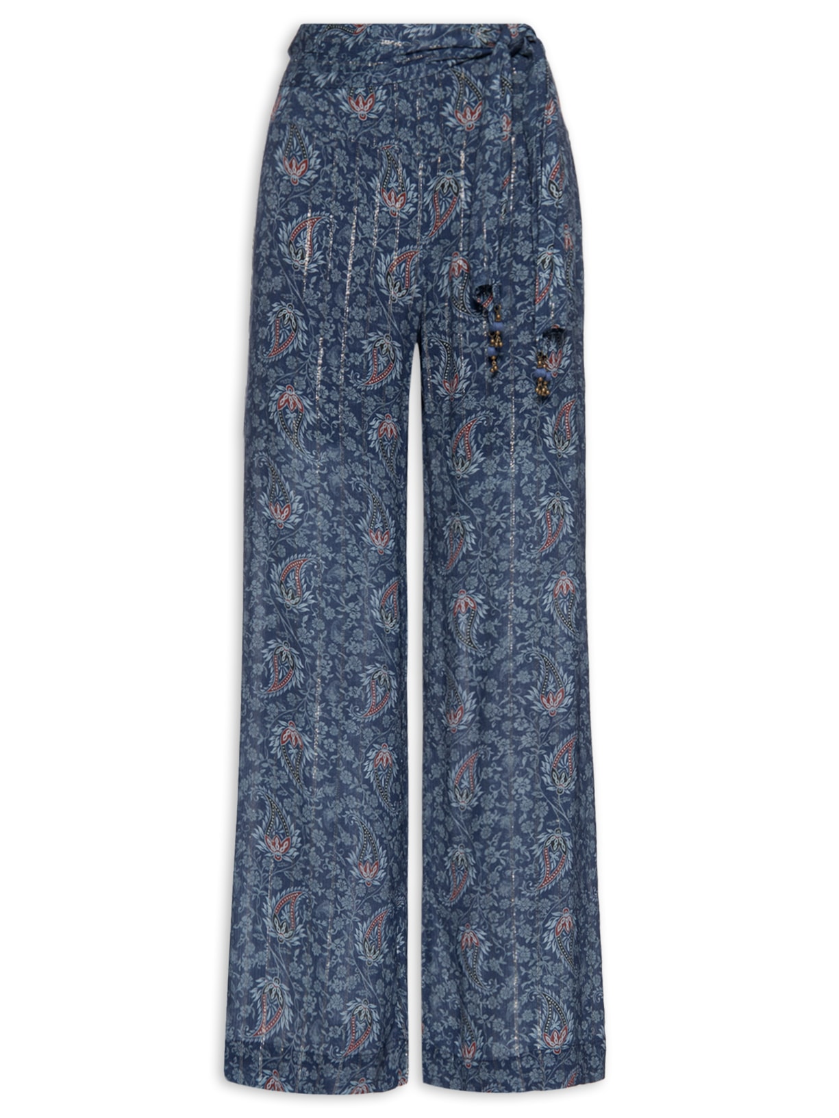 Calça Feminina Estampa Carimbo - Azul