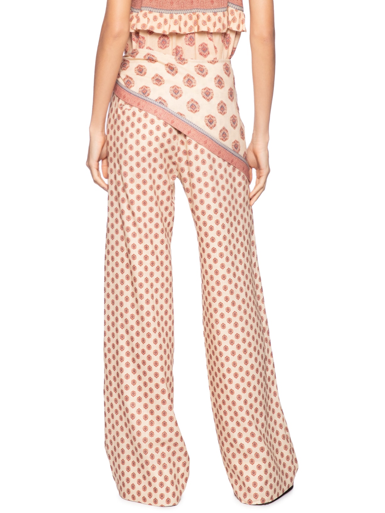Calça Feminina Estampa Haze Rosa Maria Filó