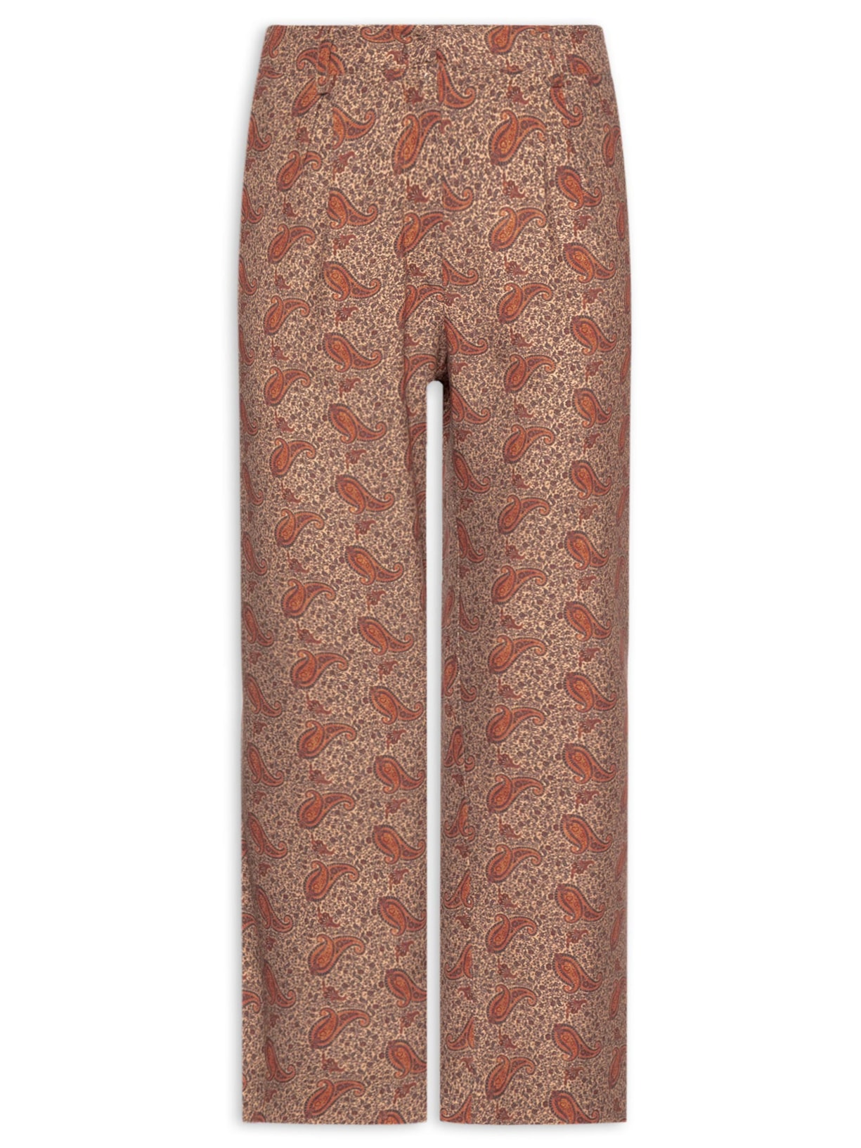 Calça Feminina Estampa Maya Marrom Maria Filó