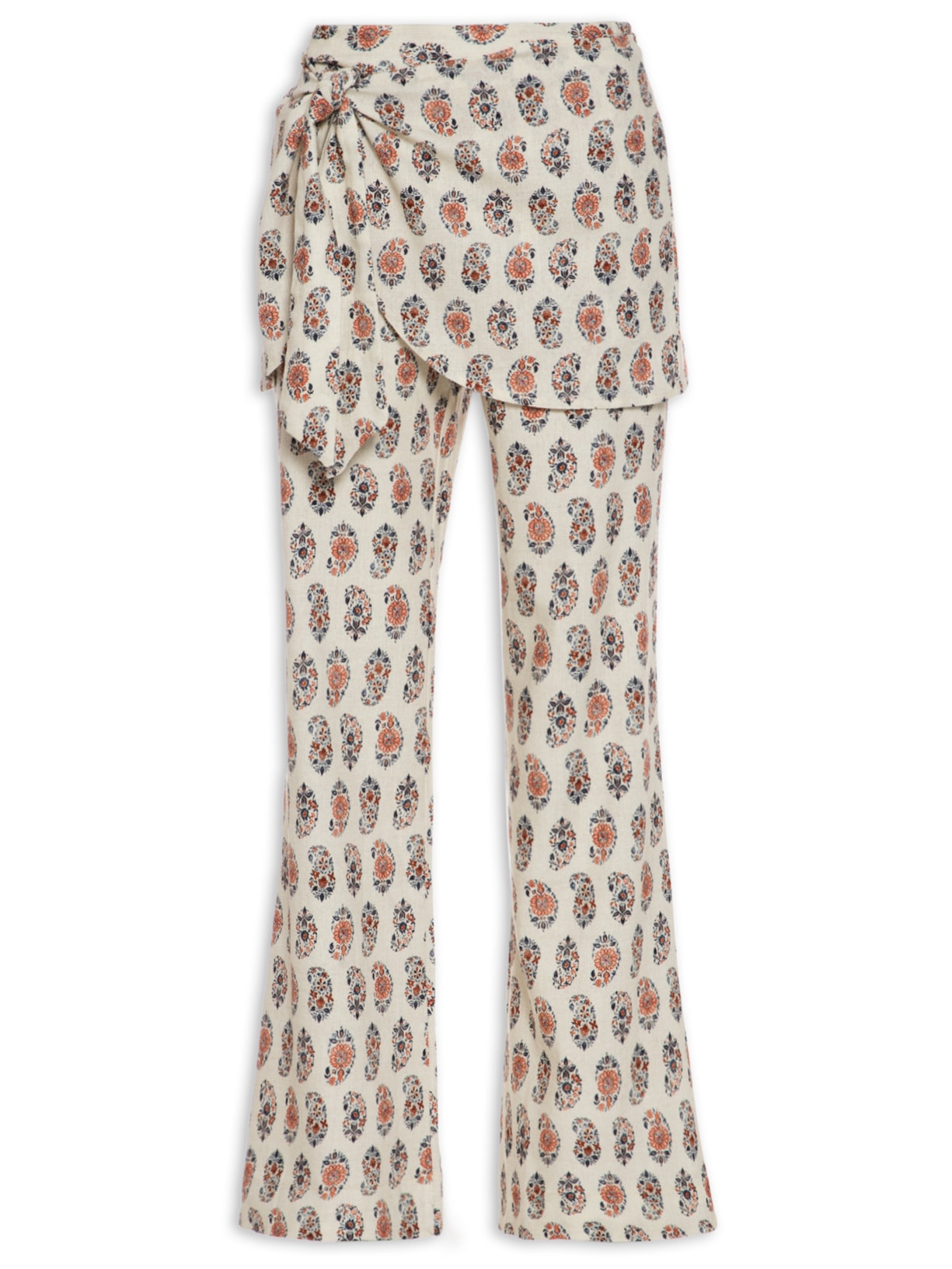 Calça Feminina Estampa Nápoles - Bege