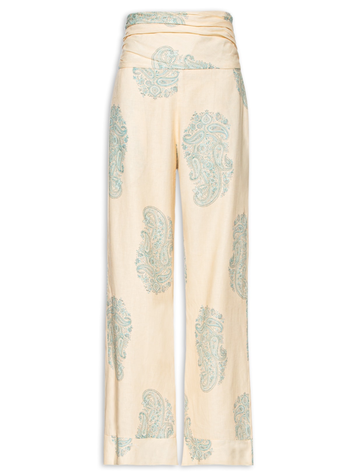 Calça Feminina Estampa Rani - Bege