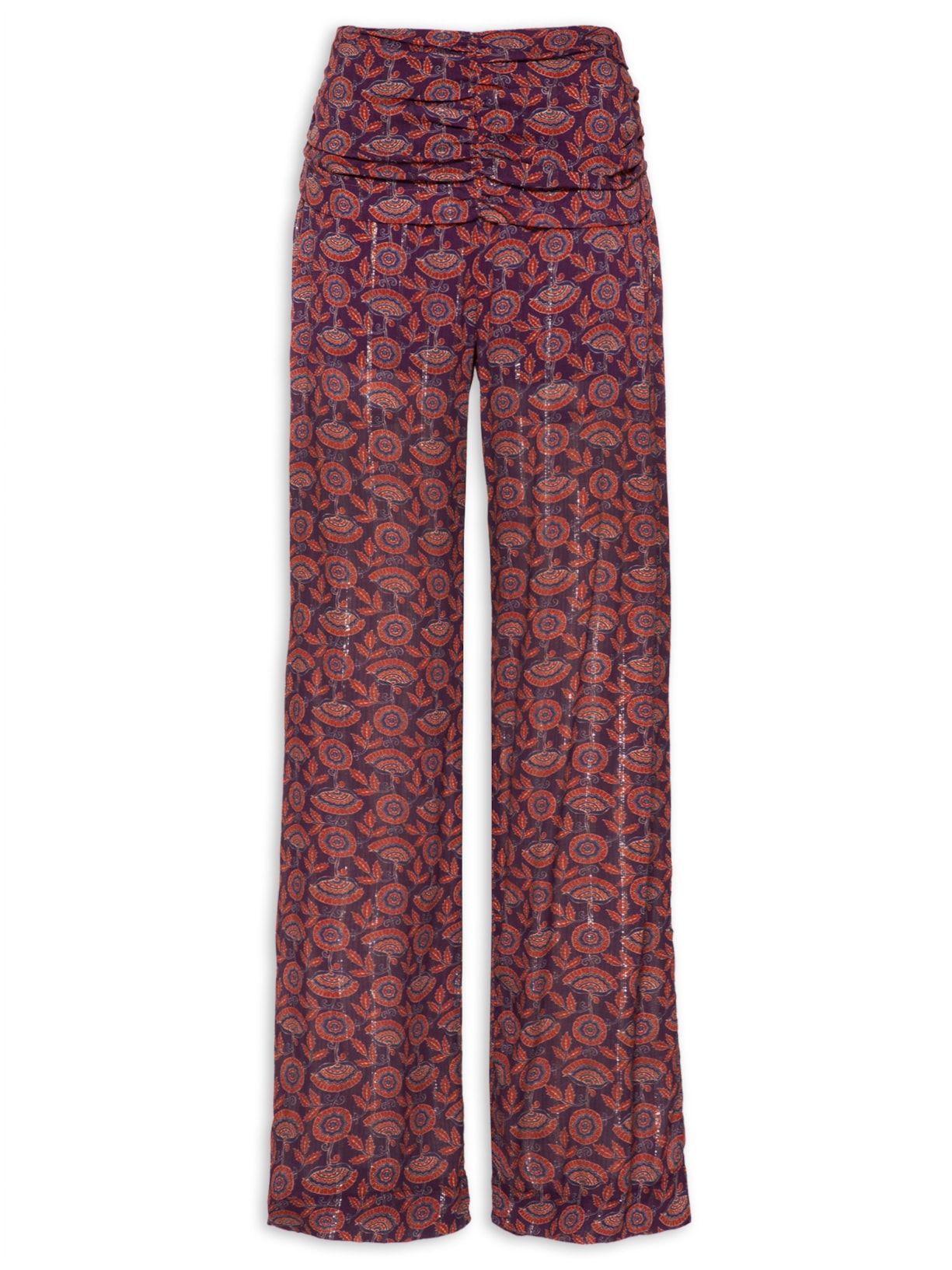 Calça Feminina Estampa Thai - Roxo