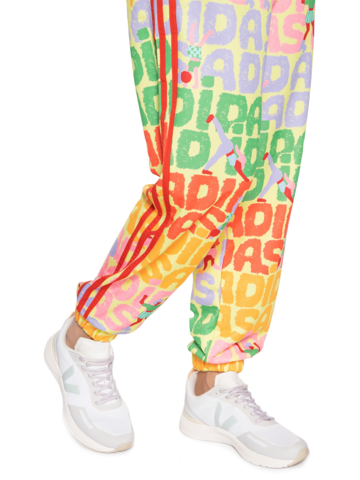 Calça Feminina Estampada Amarelo Adidas + Farm