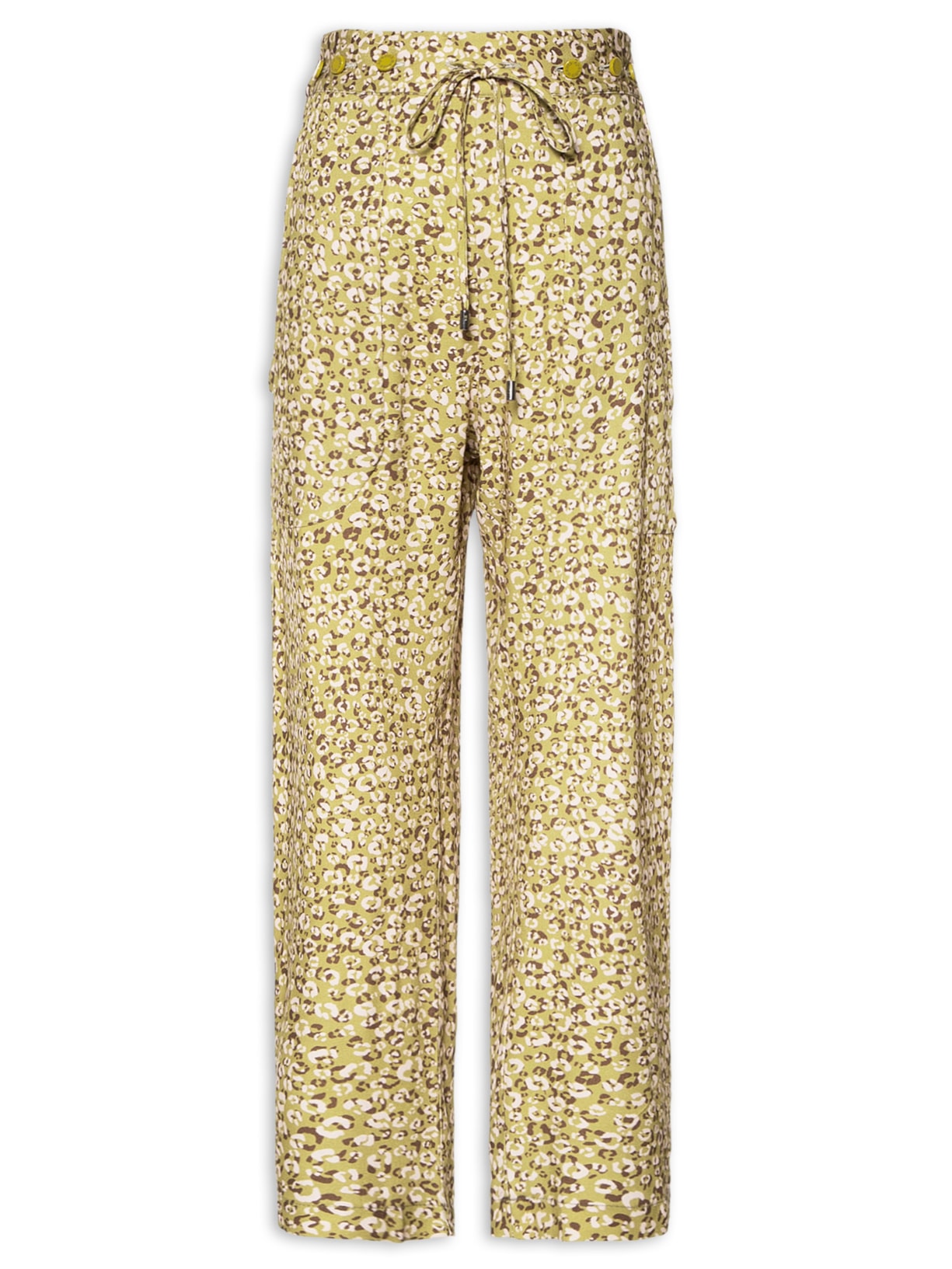 Calça Feminina Estampada Onça Duo Oasis - Animal Print