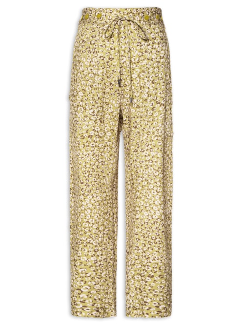 Calça Feminina Estampada Onça Duo Oasis - Animal Print