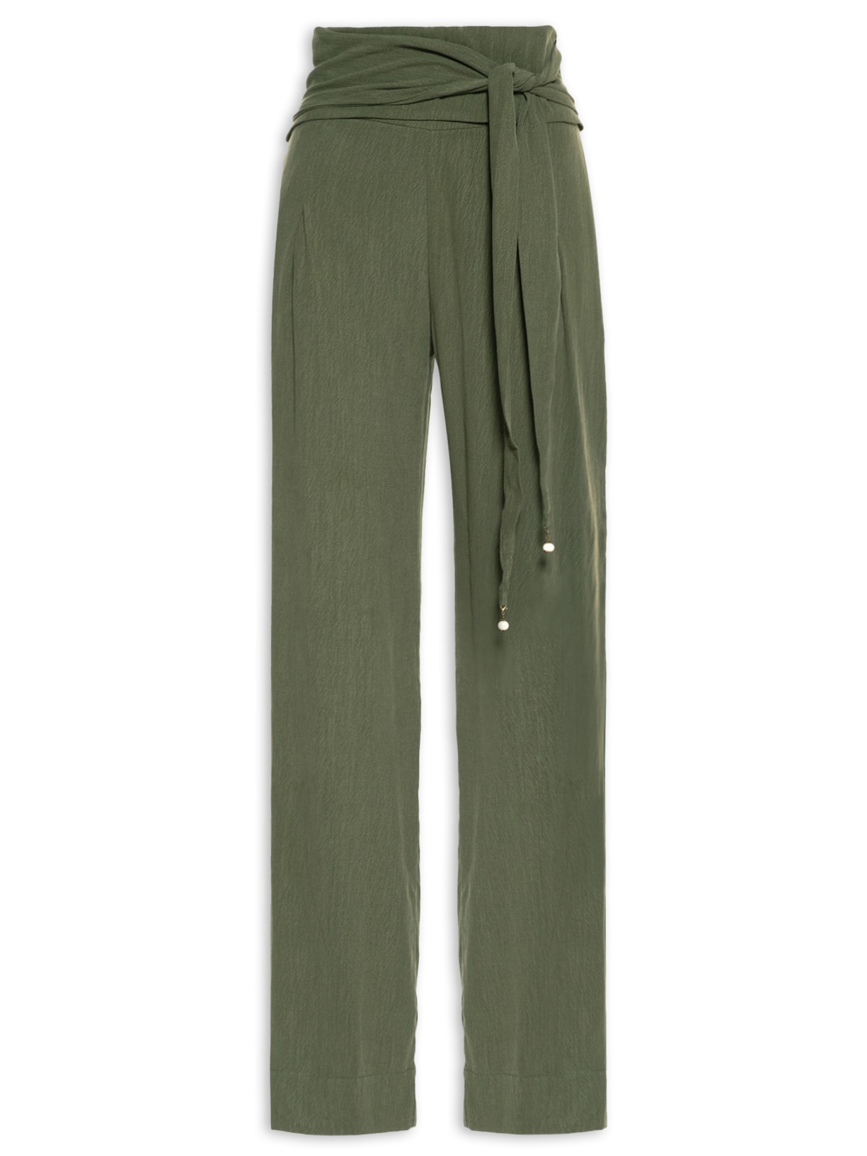 Calça Feminina Faixa Amarração - Verde