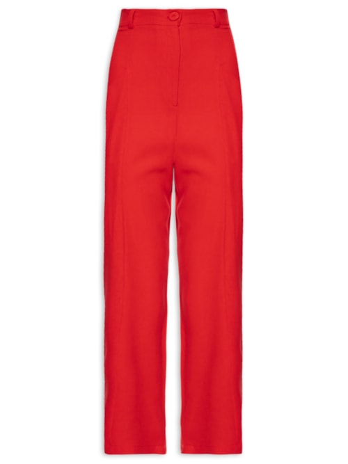 Calça Feminina Faixa Clochard - Vermelho