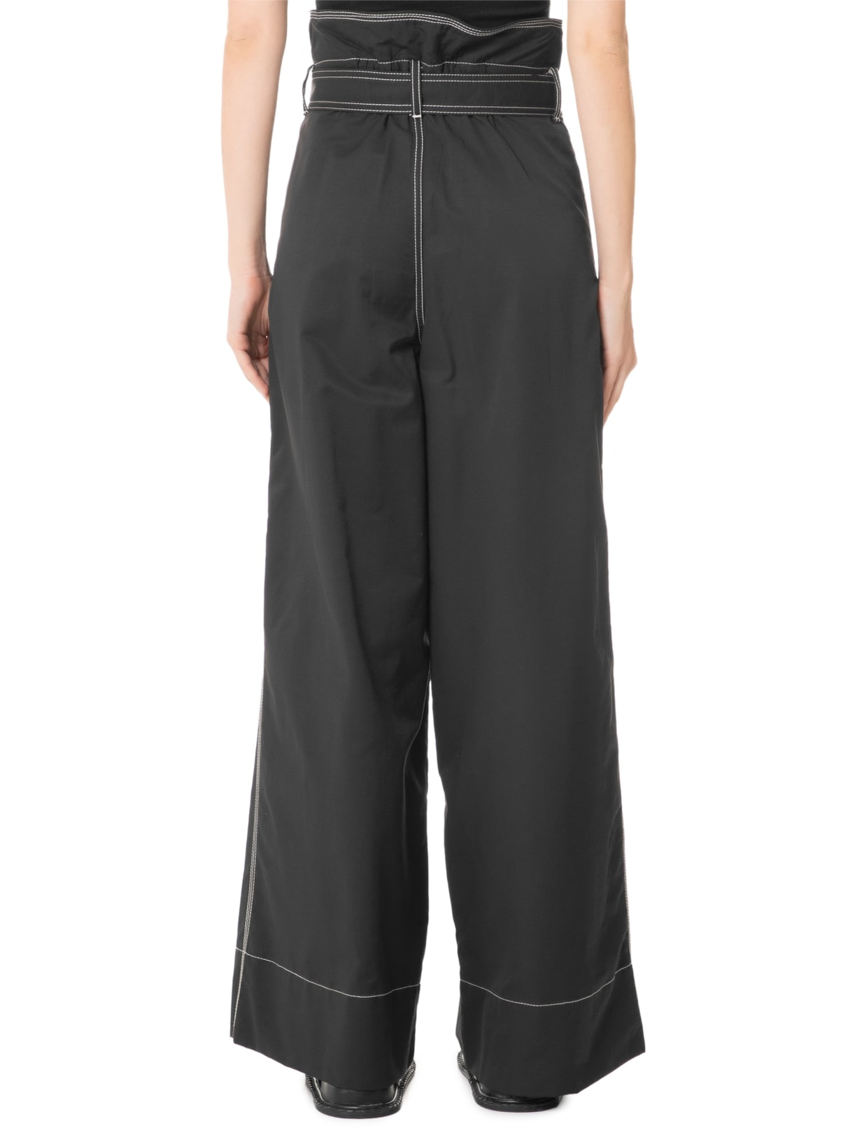 Calça Feminina Faixa Pesponto Preto Farm