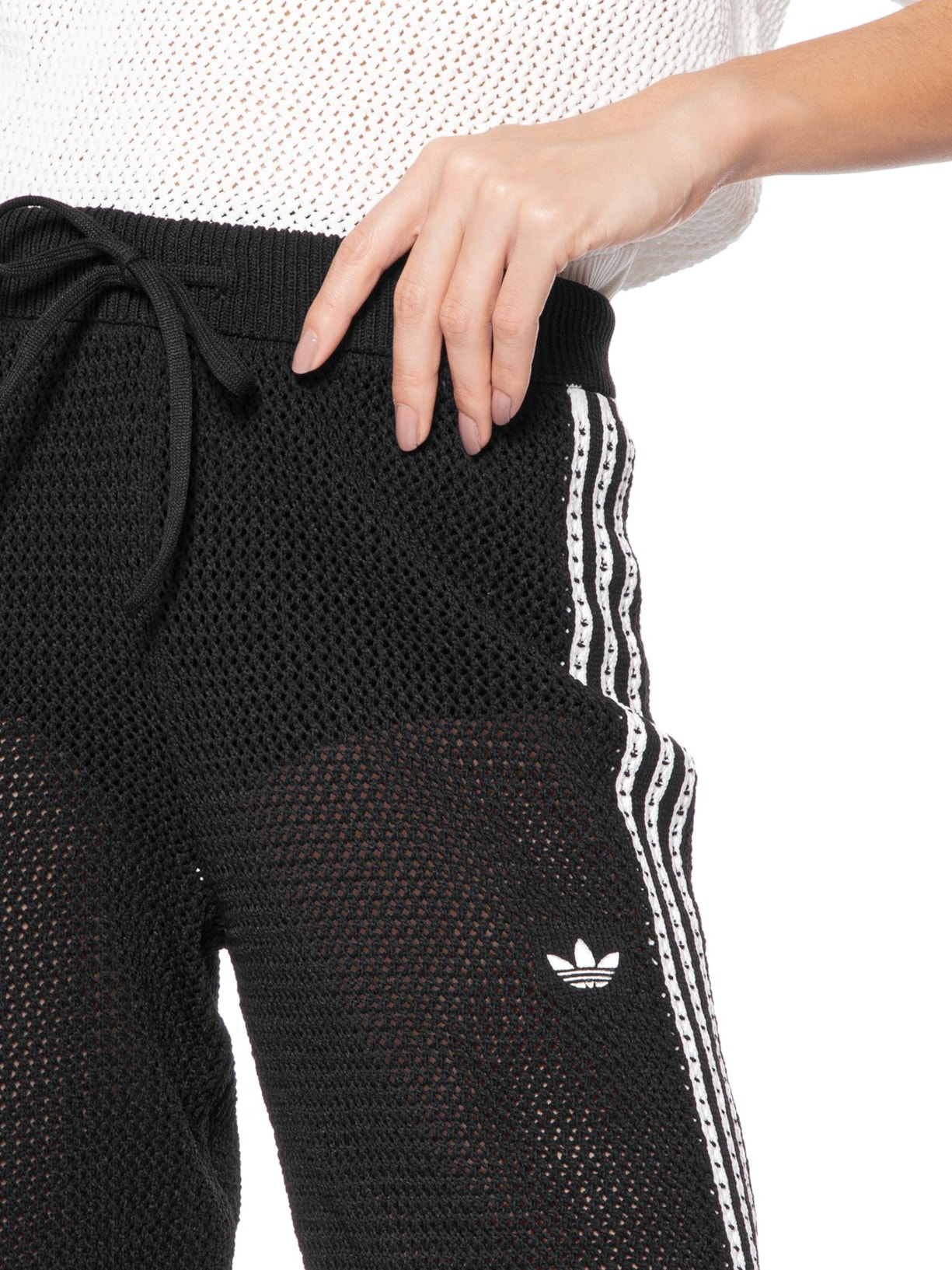 Calça Feminina FB Crochet TP Preta Adidas Originals
