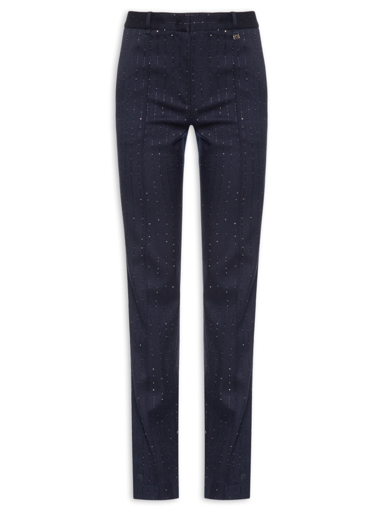 Calça Feminina Fenda Helena Azul Bo.bô + Helena Barbero
