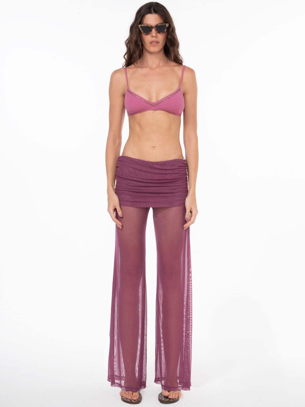 Calça Feminina Fernanda Roxo Triya