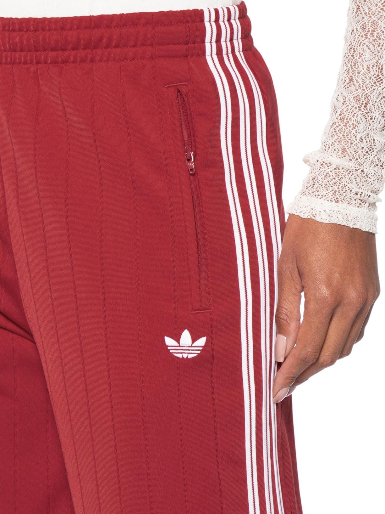 Calça Feminina Firebird Adicolor Sport Vermelho Adidas Originals