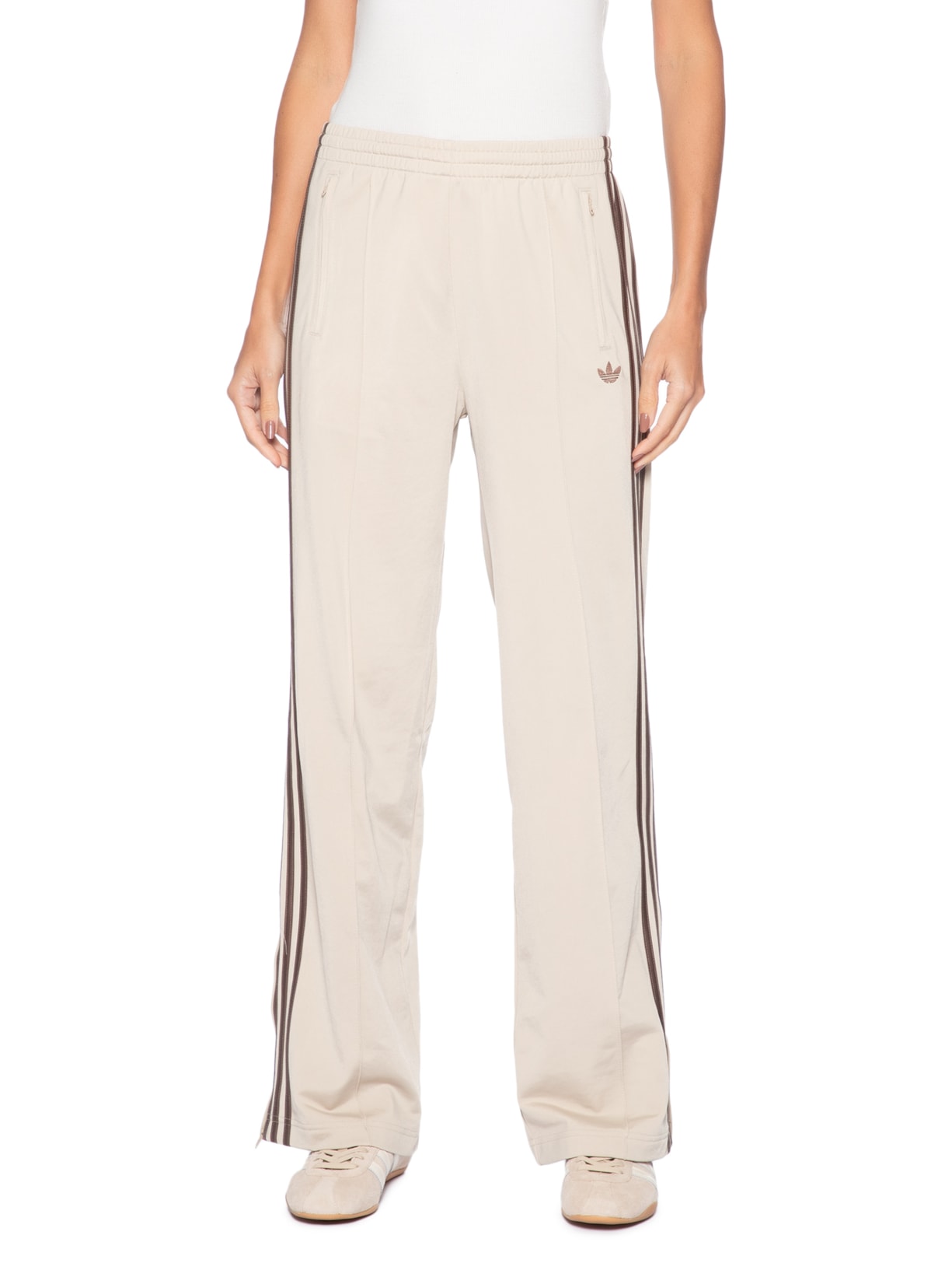 Calça Feminina Firebird Loose TP Marrom Adidas Originals