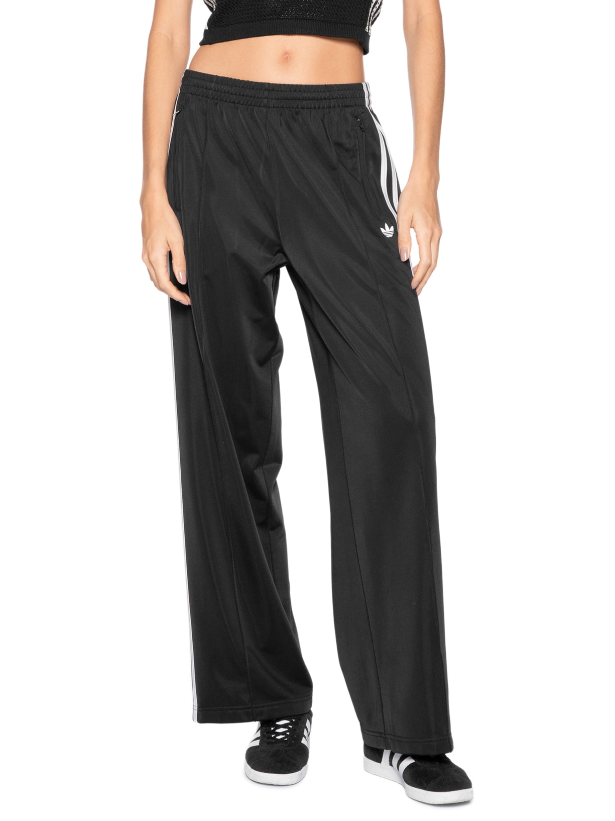 Calça Feminina Firebird Loose Track Tb Preto Adidas Originals