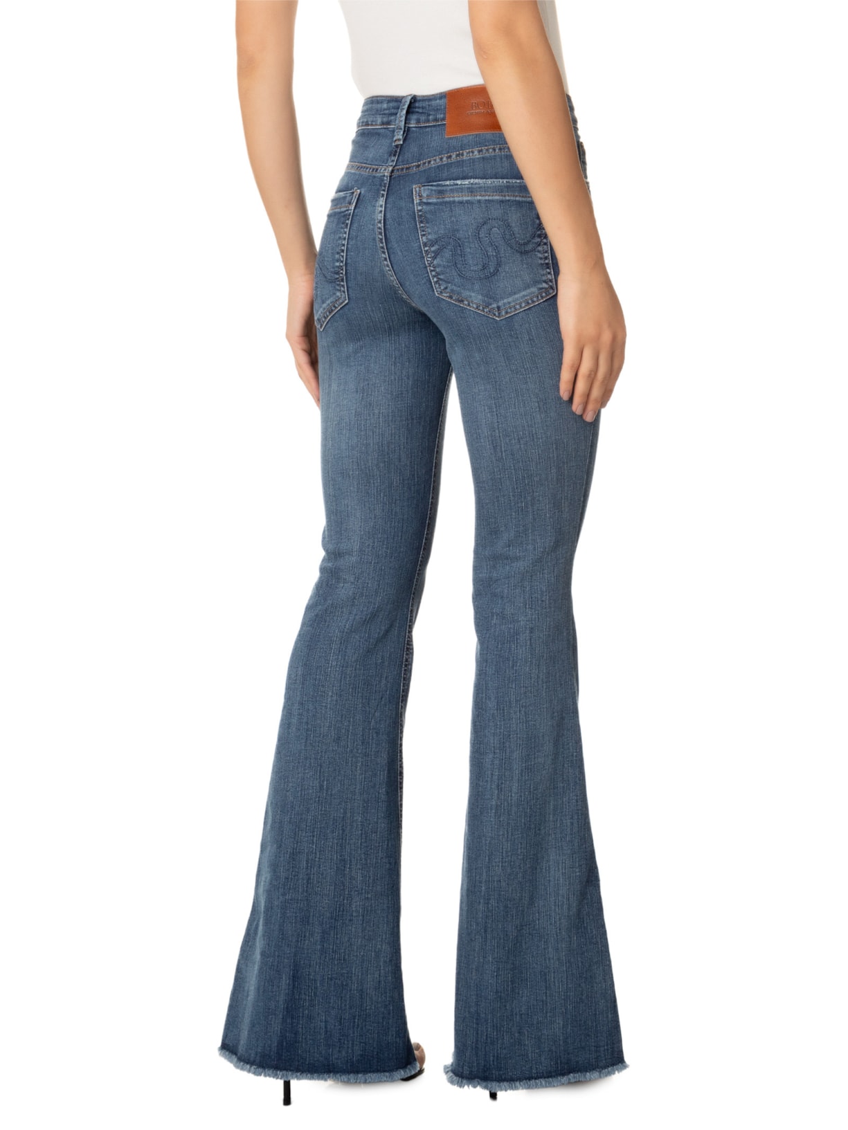 Calça Feminina Flaire Ruby Escura Azul Bo.bô