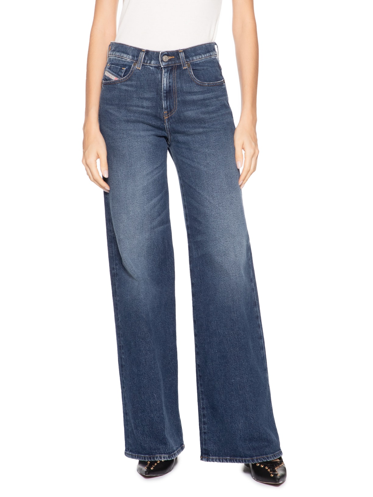 Calça Feminina Flare 1978 D-Akemi Trousers Azul Diesel