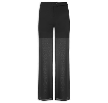 Calça Feminina Flare Básica - Preto