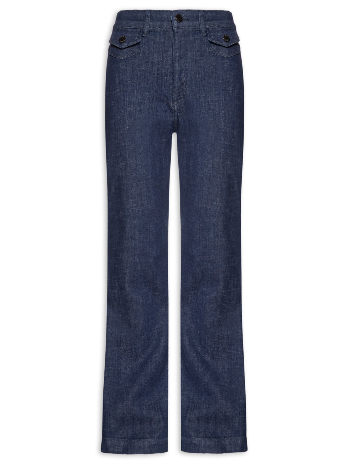 Calça Feminina Flare Cintura Alta Azul Animale