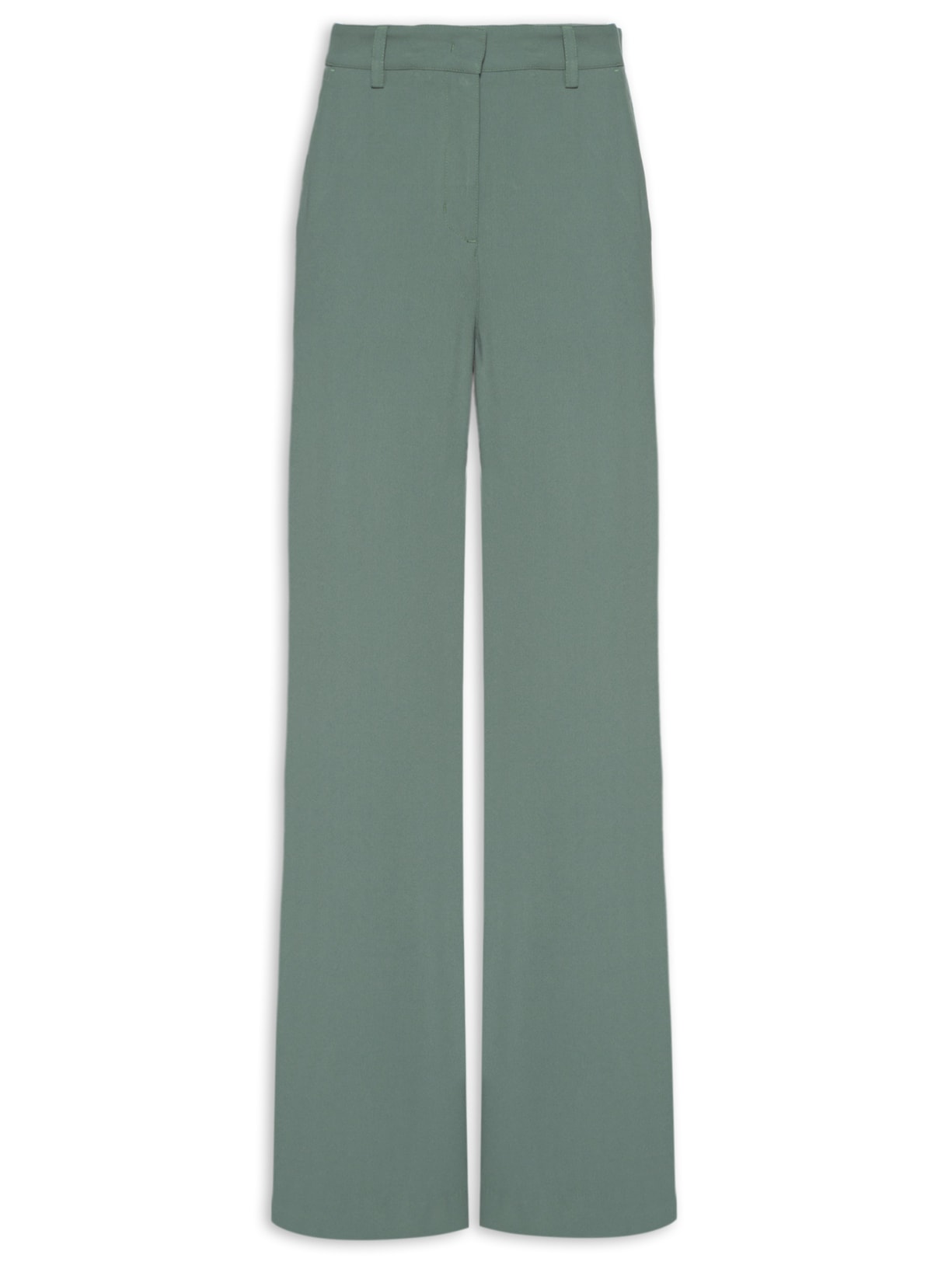Calça Feminina Flare Crepe - Verde
