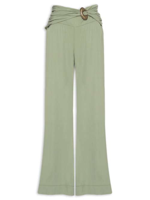Calça Feminina Flare Fivela - Verde