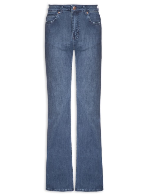 Calça Feminina Flare Jeans – Azul