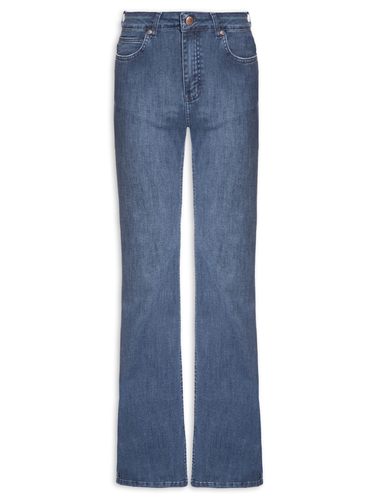 Calça Feminina Flare Jeans – Azul