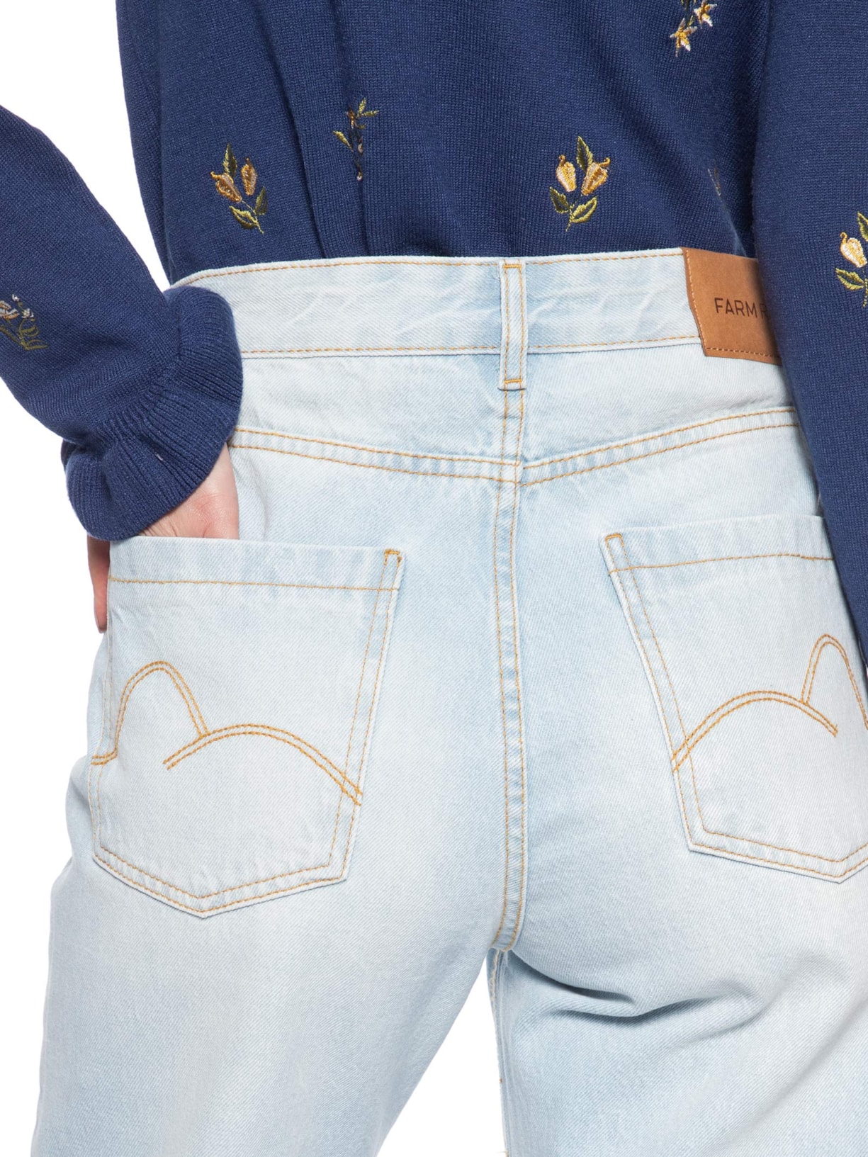 Calça Feminina Flare Jeans – Azul Farm
