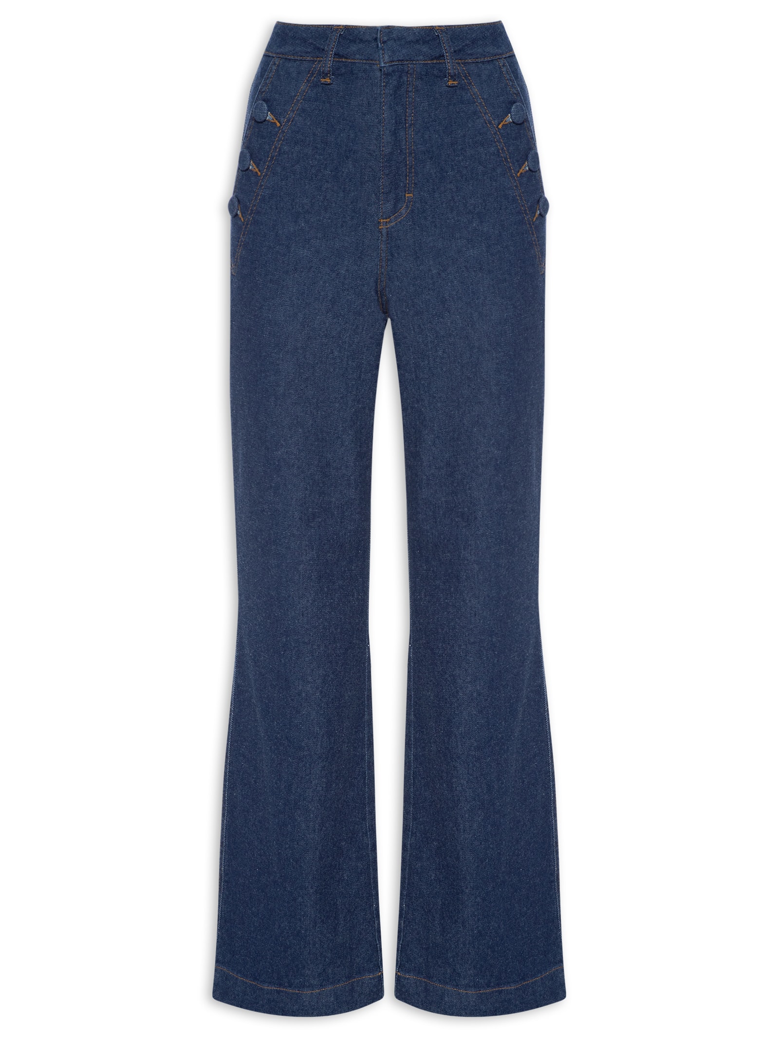 Calça Feminina Flare Mary - Le Lis - Azul