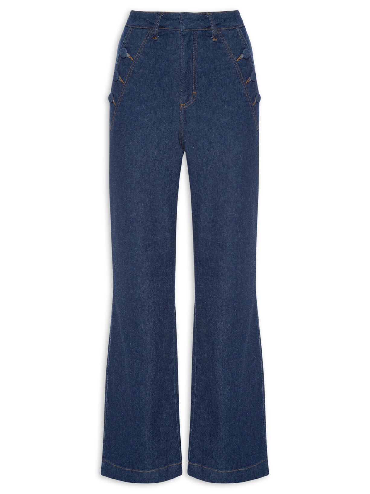 Calça Feminina Flare Mary - Azul