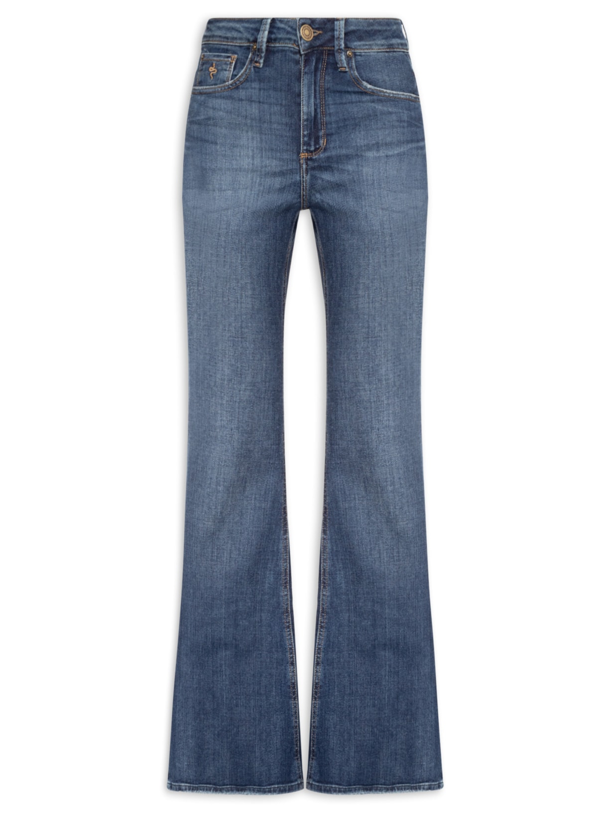 Calça Feminina Flare Ruby Média Azul Bo.bô